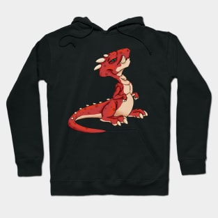 Red-Three-Horned-Rex Hoodie